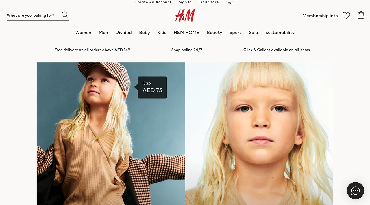 Create h&m cheap account