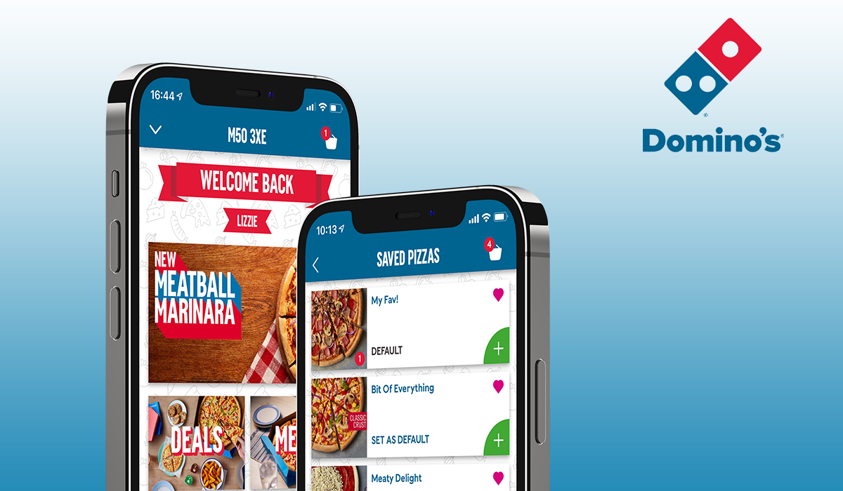 Dominos Pizza mobile app